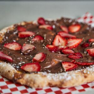 Nutella and Strawberry Powdered Sugar