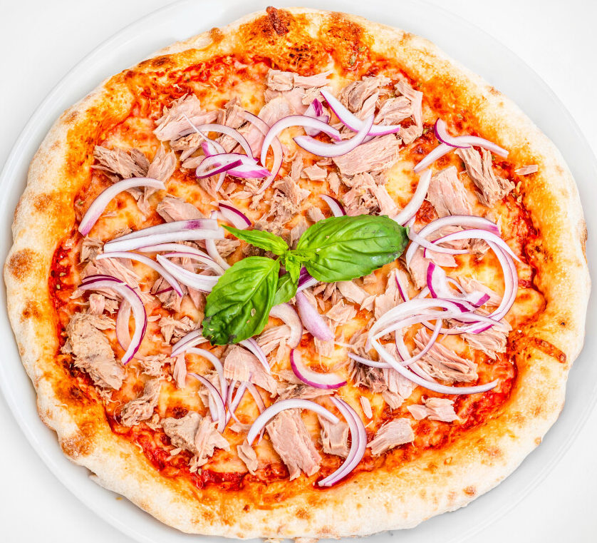 atuna, pizza, oliva Pizza Neptuno